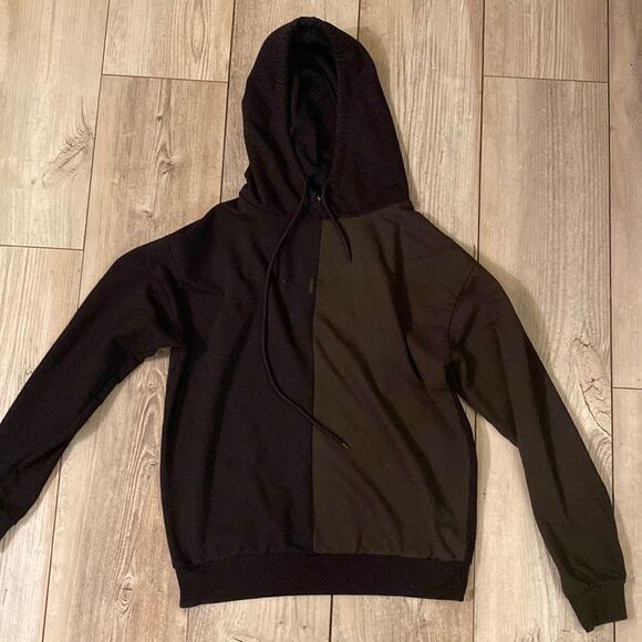 D & F Ricky Singh Size Boys Large Black & Hunter Green - Picture 1 of 5